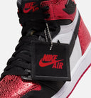 Air Jordan 1 Retro High OG Ruby Womens Lifestyle Shoe - Varsity Red/Black/White