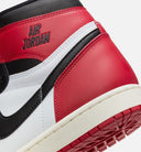 Air Jordan 1 Retro High OG Black Toe Mens Lifestyle Shoe - White/Black/Varsity Red/Sail