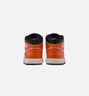 Air Jordan 1 Mid Mens Lifestyle Shoe - Starfish/White/Sail/Black